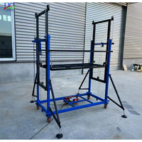 Échafaudage électrique pliable de petite taille 1,5M 2M 3M 4M 5M Plateforme de maintenance en hauteur