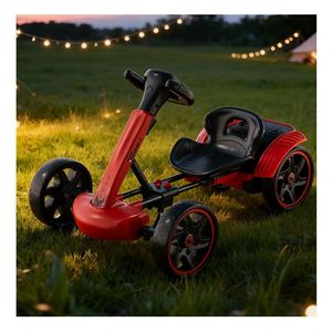 รถเด็กเล่นบลูทูธขั้นสูง พร้อมรีโมทนำทาง สีเหลือง พร้อมสปอยเลอร์ท้าย มอเตอร์เดี่ยว 380 แรง แบตเตอรี่ 12V4.5 - Product Image 1