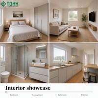 Rumah Modular TDHH untuk Kabin Liburan Resor Gunung, Rumah Tamu, dan Akomodasi Pemandangan Indah