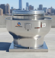 Ventilateurs extracteurs monophasés triphasés à aspiration ascendante pour la suppression des fumées et des graisses, idéaux pour les restaurants, hôtels, camions de restauration et cuisines professionnelles.