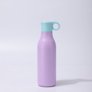 Bouteille d'eau de sport isolée en acier inoxydable à double paroi de 550 ml avec logo personnalisé - Product Image 4