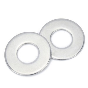 Rondelle plate fendue robuste en acier au carbone et en zinc en cuivre personnalisée DIN125 Rondelle plate plaquée galvanisée de dimension différente - Product Image 3