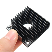 Radiateur de refroidissement à ailettes haute densité en aluminium extrudé 6063-T5 sur mesure, usiné CNC 5 axes, pour IGBT industriel