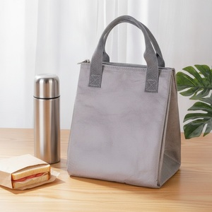 Sac à lunch personnalisé en Tyvek 23x20x17cm, sac bento réutilisable, impression de logo personnalisée, vente en gros, cadeau promotionnel d'entreprise - Product Image 4