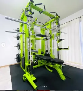 XinRui Commercial Home Gym Power <b>Cage</b> <b>Squat</b> Rack Multi-Function Fitness Equipment for Shoulder Workouts Strength Training Smith - Product Image 5
