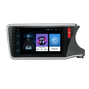 2 Din Android Car Radio Fascia for HONDA CITY 2014-2019 Left/Right Hand Wheel Audio Car Stereo Multimedia Navigation Head Unit
