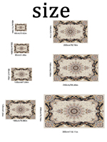 Grand tapis persan pour le salon, table basse, salle à manger, tapis de porte, tapis antidérapant tissé à la machine, tapis moderne
