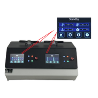Máquinas Automáticas de Montaje Metalográfico de 2/4 Moldes con Programación, Sistema de Refrigeración por Agua y Función de Precalentamiento