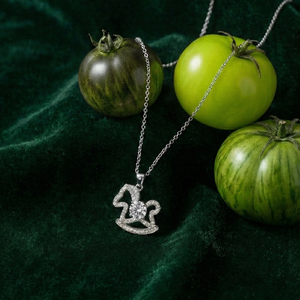 Nouveau Collier Pendentif Cheval Carrousel en Argent 925 avec Moissanite, Bijou du Zodiaque Chinois 2026, Cadeau pour Femme - Product Image 4