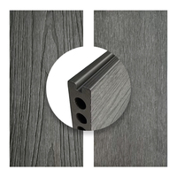 Planches de terrasse en composite WPC co-extrudé, résistantes aux intempéries et aux UV, à grain de bois, pour extérieur
