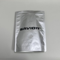 Sacs personnalisés avec logo, fermeture éclair argentée, en aluminium, à fermeture hermétique, prix usine, emballage OEM pour vêtements