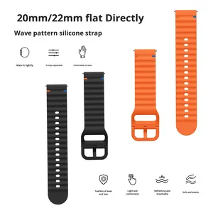 Correa de Reloj Deportiva Universal Upro de 20 mm y 22 mm, Resistente al Sudor y al Agua, para Samsung Galaxy Watch 7 6 5 Pro 4, Correa de Reloj Inteligente de Moda - Product Image 3