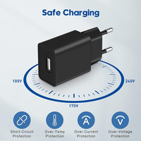 Port USB unique 10W Adaptateur portable Logo personnalisé Vente directe d'usine UE US UK AU Port USB 5v 2a Micro Usb Chargeur mural
