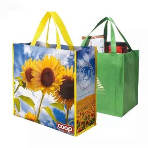 Bolsa de Mano Ecológica Personalizada con Logotipo OEM al por Mayor, Impresa en Grabado, para Compras, Promoción y Publicidad - Product Image 2