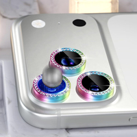 Protection d'objectif CD pour iPhone 17 18 Pro Max, protection d'objectif d'appareil photo mobile, résistance aux chocs, verre trempé 95%, accessoires