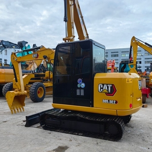 Miniexcavadora Caterpillar CAT 305.5E2 Usada Original, Excavadora Hidráulica de 5.5 Toneladas, Lista para Exportar - Product Image 2
