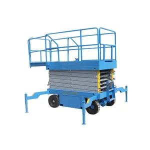 Cheap Price Hydraulic Lifting Solar Panels Electric Aerial Scissor Lift Platform 500kg 1000kg