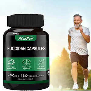 Cápsulas de Extracto de Fucoidan OEM ASAP, Suplementos Herbales Orgánicos, 500 mg/60 Cápsulas, Uso para Adultos, Apoyo Inmunológico - Product Image 2