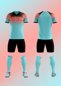 Set Jersey Sepak Bola Penuh Pria, Sublimasi Kustom 100% Poliester - Product Image 5