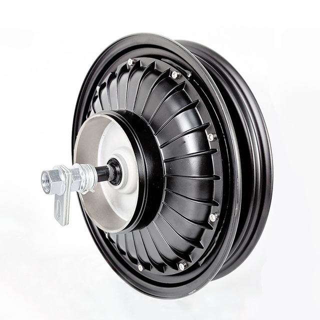 350W 48V Brushless Rear Wheel Hub Motor Electric Scooter/Ebike 72V Waterproof Gear Construction 60V 500W Motorcycle Brushed