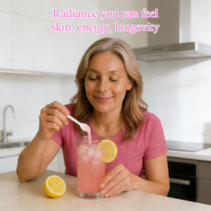 תוספי תזונה לעור OEM NAD רסברטרול לזוהר והבהרה של העור, ויטמין C, ביוטין, אבקה נגד הזדקנות - Product Image 5