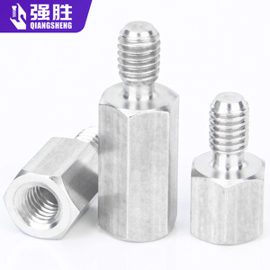 Support de colonne hexagonal à filetage externe en acier inoxydable 304, passage unique, pour carte mère, isolation mâle et femelle - Product Image 2