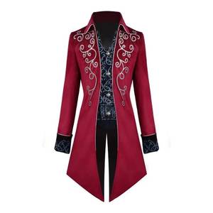 Men's Medieval Tailcoat <b>Jacket</b> <b>Gothic</b> Victorian Frock Coat Uniform Halloween Costume - Product Image 5