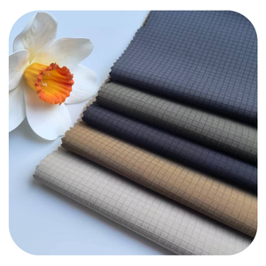 MY Mobilier d'extérieur Tissu 92% Polyester 8% Spandex Trame Stretch Checks Tissé pour Vestes Manteaux Trekking Pantalons et Sacs - Product Image 1