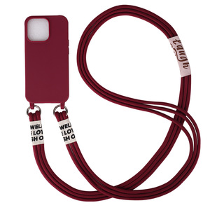 Funda de TPU suave para teléfono móvil con cordón, correa para el hombro, hermosa funda protectora para teléfono para mujeres y niñas - Product Image 4