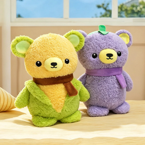 En gros, Peluches mignonnes en forme d'ours légumes <span class=keywords><strong>de</strong></span> dessin animé et d'ours maïs <span class=keywords><strong>pour</strong></span> enfants, Coussins <span class=keywords><strong>pour</strong></span> bébés <span class=keywords><strong>pour</strong></span> l'accompagnement et cadeaux d'anniversaire - Product Image 4