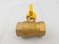 Válvula de Mariposa de Latón Forjado Niquelado de Alta Resistencia DN15 con Roscas Hembra BSP/NPT, OEM Disponible, Diseñada para Control de Agua