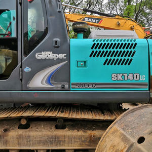 Excavadora sobre orugas Kobelcoo Sk140LC usada con certificado CE hidráulica de 14 toneladas 0,5 m ³ con caja de cambios y bomba en stock para la venta - Product Image 1