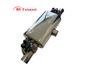 1 комплект (2 глушителя) 2,5 "двойной Универсальный электрический клапан Valvetronic глушитель с дистанционным управлением для клапанов выхлопных газов - Product Image 5