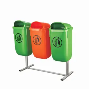 Bemerkens werte Leistung heißer Verkauf Recycling behälter 3 Fächer