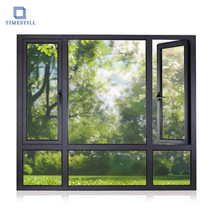 Cửa sổ nhà sản xuất Trung Quốc bao gồm khung hợp kim nhôm với kính cường lực, có lưới chống muỗi - Product Image 6