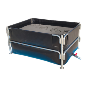 Estanque Plegable Cuadrado de Lona de Fácil Montaje, Engrosado, Impermeabilización de Doble Cara, Altamente Resistente a la Abrasión para Acuicultura - Product Image 4