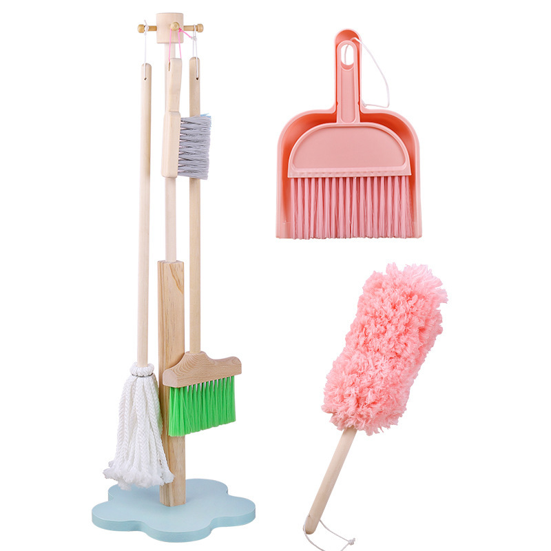 Elisyia Kids Wooden Cleaning Set Pretend