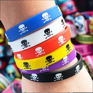 Cheap And Exaggerated Sports Wristband With Cartoon Pattern Men's And Women's Trendy And Funny Silicone Bracelet