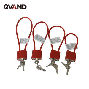 <strong>For</strong> Steel Cable Hand Gun Trigger Luggage <strong>Tool</strong> <strong>Box</strong> <strong>Lock</strong> Black/Red - Product Image 4