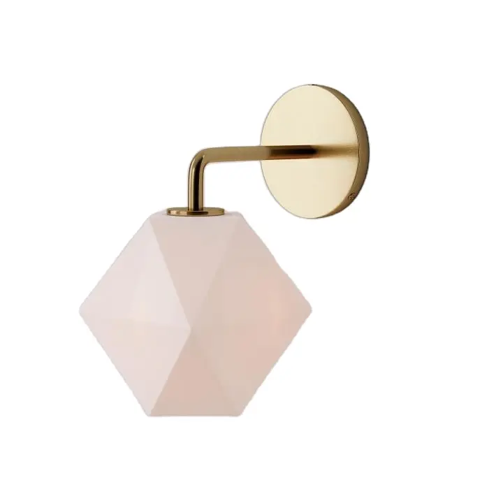 White Glass Wall Sconce