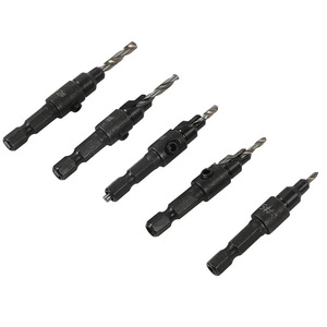 Juego de brocas avellanadoras para madera, broca cónica para orificios con tornillo hexagonal, herramientas de ferretería para avellanado y escariado - Product Image 5