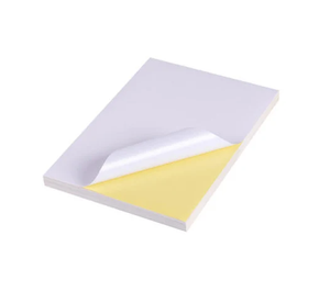 Woodfree Offset Top Paper 80gsm <b>Yellow</b> Bottom Paper Vinyl Self-Adhesive <b>Sticker</b> Paper for Packaging Labels - Product Image 2