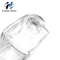 Bouteille diffuseur vide en verre de qualité supérieure, 50ml, 100ml, 275ml, pour décoration intérieure, avec boîte, design unique, fabriquée en Chine