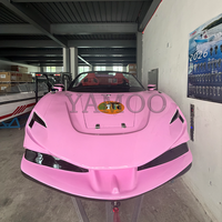 Dernier modèle de jet-car multicolore, jet-ski, bateau, embarcation rapide en fibre de verre 200 CV, OEM d'usine pour les opérations de divertissement aquatique