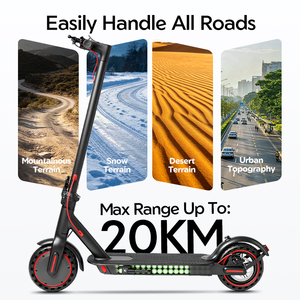 Patinete Eléctrico Plegable Portátil de Aleación de Aluminio de 350W, 20KM de Autonomía, 40km/h, Resistente al Agua IPX6, <span class=keywords><strong>3</strong></span> Modos de Conducción, Almacén en Europa - Product Image 1