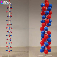 LEDA Nouvelle Arrivée : Support de Ballons Gonflables Automatiques de Luxe, Design Innovant, Type Colonne, pour Arche de Mariage et Toile de Fond de Banquet