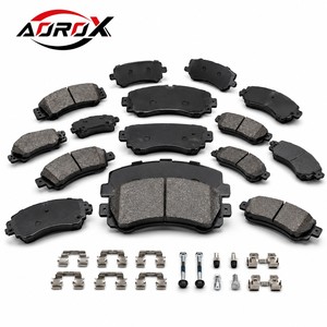 Juego de Pastillas de Freno Semimetálicas de Cerámica Premium al por Mayor, Bajo Nivel de Polvo, Rendimiento Silencioso, Repuesto OEM para Automóviles - Product Image 1
