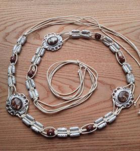Cinturón de Macramé Vintage Hecho a Mano, Felicidad Hecha a Mano - Product Image 1