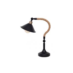 Lampe de table - avec base en caamo, douille E27, dimensions 57x22x33 cm, design moderne et fonctionnel pour décorer - Product Image 1