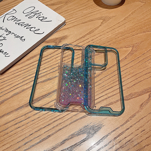 Xu hướng mới 2in1 phong cách thời trang ngôi sao nhấp nháy lung linh đầy màu sắc trong suốt cho Iphone 14Promax XS XR 11 12 13 - Product Image 3